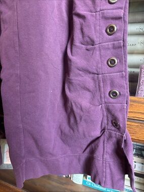 Purple ECOS Buddha Lounge Pants Capris